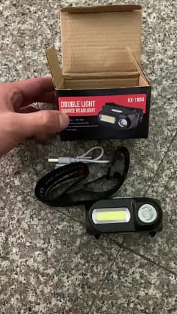 Outdoor Head Lamp Strong Light Cobled Multi Function Headlight USB Charging Head Mounted Flashlight Outdoor Night Fishing
