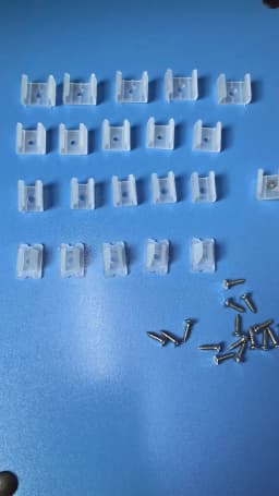 LED Strip Fix Clips Holder Connector Accessories For Fixing 2835 Neon Light 6mm 8mm 12mm 15mm 220V Flexible COB Plastic Buckle