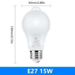 LED PIR Motion Sensor Lamp 6W 9W 12W 15W 18W 20W 220V LED Bulb with Motion Sensor Infrared Radiation Motion Detector Light