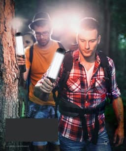 Portable Magnetic Auto Repair Work Light USB Rechargeable LED Flashlight With Magnet Hook For Car Repair Fishing Emergencies