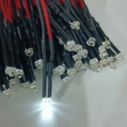 20pcs 3V-12V 1.8mm 2mm LED Red/Green/Blue/Yellow/UV/Orange/Pink/Warm/White/Ice Blue/RGB Pre-Wired Light Emitting Diodes