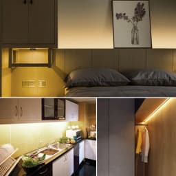 LED Under Cabinet Light 1M-10M 5V USB LED Strip with Hand Sweep Motion Sensor Switch Kitchen Stairs Wardrobe Bedside Backlight