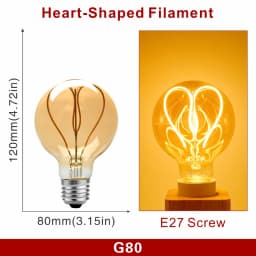 E14 E27 Retro LED Spiral Filament Light Bulb 4W Warm Yellow 220V C35 A60 T45 ST64 T185 T225 G80 G95 G125 Vintage Edison Lamp
