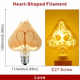 E14 E27 Retro LED Spiral Filament Light Bulb 4W Warm Yellow 220V C35 A60 T45 ST64 T185 T225 G80 G95 G125 Vintage Edison Lamp