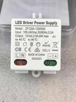 3W 6W 10W 12W DC12V 24V Lighting Transformer 250MA 500MA 830MA 600MA Driver Suitable For LED Light Strip 3528 5050 Power Supply