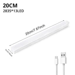 Motion Sensor Night Lights Wireless LED Lamp USB Rechargeable Magnetic For Wardrobe Room Closet Kitchen Aisle Tube Detector Bulb