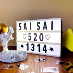 A3 A4 A5 A6 Size LED Combination Night Light Box Lamp DIY Black Letters Cards USB or AA dry Battery Cinema Lightbox Gift lantern