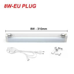 UVC Quartz Ultraviolet Lamp 220V 240V 6W 8W UV Light Sterilizer T5 Tube Bulb LED Ozone Bactericidal Lamp Germicidal Disinfection