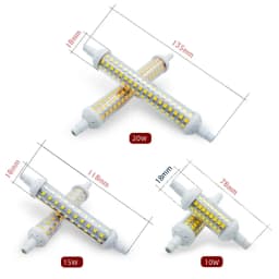R7s LED Lamp 220V 78mm 118mm 135mm Dimmable LED Bulb 2835 SMD Lamp Replace Halogen Light Spotlight R7S Bulb No Flicker
