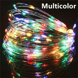30Meter USB LED String Lights Copper Silver Wire Garland Light Waterproof Fairy Lights For Christmas Wedding Party Decoration