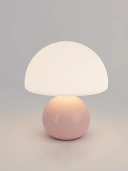 A Pink/Orange/Red/White/Beige USB Socket Decorative Table Lamp for Room Light, Decorative Lamp, Night Light, Desk Light