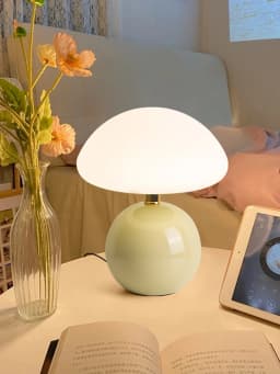 A Pink/Orange/Red/White/Beige USB Socket Decorative Table Lamp for Room Light, Decorative Lamp, Night Light, Desk Light