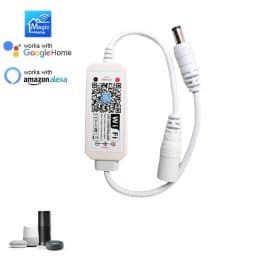 LED Smart WiFi Controller DC 12V 24V Dimmer MAGIC APP Voice Remote Control Dimming For COB 2835 Single Color LED Strip Lights