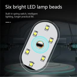 Car Interior LED Night Lighting Under Cabinet Light Touch Sensor Reading Lamp LED Book Lights USB Rechargeable Car Door Light