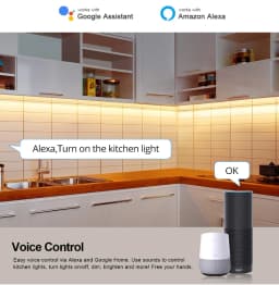 Mini Tuya SmartLife Wifi LED Controller DC12V-24V COB 5050 Single Color LED Strip Dimmer Switch Work with Alexa Google Assistant