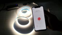 Mini Tuya SmartLife Wifi LED Controller DC12V-24V COB 5050 Single Color LED Strip Dimmer Switch Work with Alexa Google Assistant