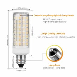 BA15D/E17 Dimmable LED Lights 102 LEDs Corn Bulbs 9W Replace 80W Halogen Lamps Candelabra Base 220V 110V for Home Living Room