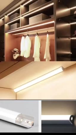 LED Strip Aluminum Profile 50CM Recessed Surface Mounted Aluminium Channel with Diffuser PC Cover for 8mm 10mm Linear Lighting