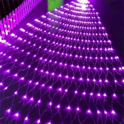 6x4M 3x2M Solar LED Christmas Garlands LED String Christmas Net Lights Fairy Xmas Party Garden Wedding Decor Curtain Light