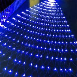 6x4M 3x2M Solar LED Christmas Garlands LED String Christmas Net Lights Fairy Xmas Party Garden Wedding Decor Curtain Light