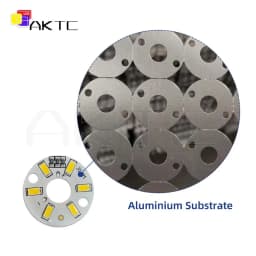10 Pcs/lot Round LED Light Board DC 5V 3W Low Voltage 5730 2835 SMD 6 LEDs 3000K Warm or White 6000K Dimmable Bulb Lamp Panel