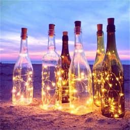 3/5/10/20pcs Battery Powered Cork Bottle Light 2m 20LED Light Bar Light Birthday Party Wine Bottle Stopper Light With Battery