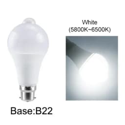 PIR Motion Sensor Light Bulbs E27 12W 15W 18W 20W LED Lamp Auto Smart Infrared B22 LED Bulb Energy Saving Lamp Porch Light
