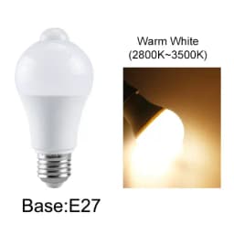 PIR Motion Sensor Light Bulbs E27 12W 15W 18W 20W LED Lamp Auto Smart Infrared B22 LED Bulb Energy Saving Lamp Porch Light