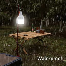 Outdoor LED Bulb USB Rechargeable Mobile Lamp Super Bright Portable Tent Market Hook Up Night Lights Camping Emergency Lights