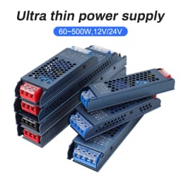 12V 24V LED Power Supply 500W 400W 300W 200W 100W 60W LED Driver AC/DC Transformer Converter for LED Strip Indoor Home Lighting