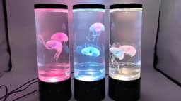 Jellyfish Lava Lamp, Aquarium Ocean Night Lights，7Colors LED Jellyfish Mood Lights With For Home Bedroom Desktop Decoration Gift