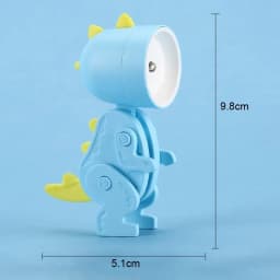 Mini Dinosaur Night Light Battery Magnetic Folding Nights Lamp Bedroom Bedside Table Ornaments Children's Toys LED Night Lights