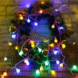 5M 10M 20M 30M 50M Cherry Balls LED Fairy String Lights 220V 110V Operated Wedding Christmas Outdoor Room Garland Decoration
