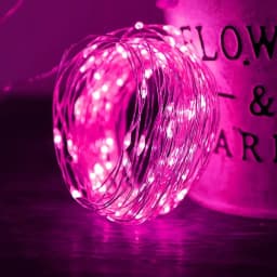 20m 200LED Fairy Light Battery Powered, Pink Copper Wire Starry Sky Light, Suitable for Bedroom, Christmas, Party Decoration