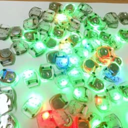 10Pcs Luminous LED Shoe Light Shoe Decoration Glowing Miniature Vibrating Light Plastic Movement Electronics Lamp Kids Gift