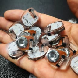 10Pcs Luminous LED Shoe Light Shoe Decoration Glowing Miniature Vibrating Light Plastic Movement Electronics Lamp Kids Gift