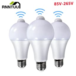 85-265V E27 PIR Motion Sensor Lamp 9W 12W 15W 18W LED Bulb with Motion Sensor Infrared Radiation Motion Detector Security Light
