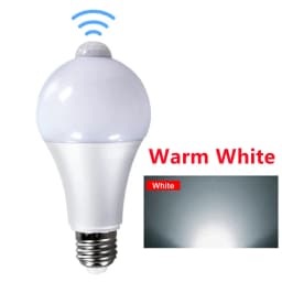 85-265V E27 PIR Motion Sensor Lamp 9W 12W 15W 18W LED Bulb with Motion Sensor Infrared Radiation Motion Detector Security Light