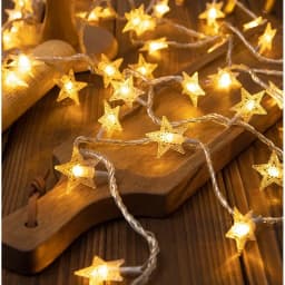 Battery Operated Star String Lights LED Fairy Light Christmas Party Wedding Home Outdoor Patio Decoration Twinkle Lamps
