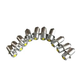 P13.5S Pr2 LED Bulb 3W Upgrade LED Flashlight Bulb Maglite LED Conversion Kit Mag Light LED Bulb 2-16 C&D Cells Maglite Torch