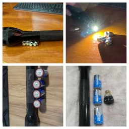 P13.5S Pr2 LED Bulb 3W Upgrade LED Flashlight Bulb Maglite LED Conversion Kit Mag Light LED Bulb 2-16 C&D Cells Maglite Torch