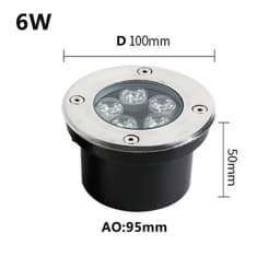Thin IP67 Waterproof LED Light Garden Underground 3W 5W 9W Outdoor Buried Garden Path Spot Recessed Lighting 220V DC12V24V