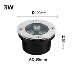 Thin IP67 Waterproof LED Light Garden Underground 3W 5W 9W Outdoor Buried Garden Path Spot Recessed Lighting 220V DC12V24V