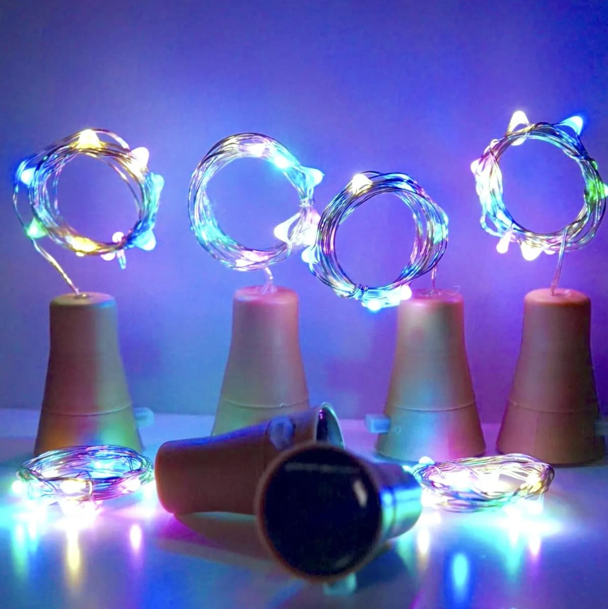 LED Solar Powered Bottle Stopper Light String Outdoor Waterproof Solar Garland Lights For Home Room Garden Wedding Party Decora