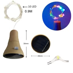 LED Solar Powered Bottle Stopper Light String Outdoor Waterproof Solar Garland Lights For Home Room Garden Wedding Party Decora