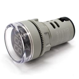 Mini LED Digital Display Voltmeter Alternating Current 60V-500V Digital Display Indicator Aperture 22mm Signal Lamp