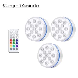 Pool Light Underwater Swimming Pool Lighting 13LEDs Updated Submersible Light IP68 Outdoor Spotlight for Aquarium Fish Tank Pond