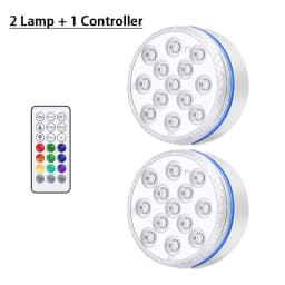 Pool Light Underwater Swimming Pool Lighting 13LEDs Updated Submersible Light IP68 Outdoor Spotlight for Aquarium Fish Tank Pond