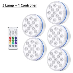 Pool Light Underwater Swimming Pool Lighting 13LEDs Updated Submersible Light IP68 Outdoor Spotlight for Aquarium Fish Tank Pond