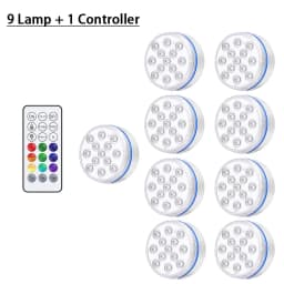 Pool Light Underwater Swimming Pool Lighting 13LEDs Updated Submersible Light IP68 Outdoor Spotlight for Aquarium Fish Tank Pond
